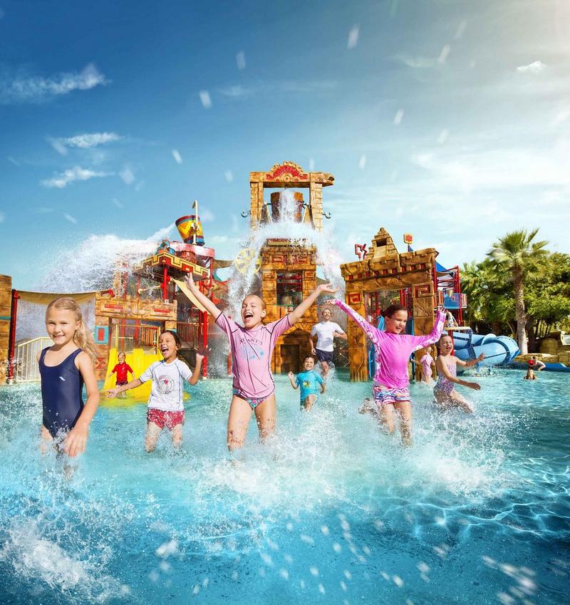 Children playing at Splashers kids zone